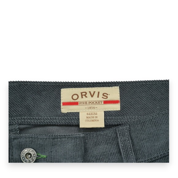 NWOT Orvis 5 Pocket Twill Jeans Stretch Gray Size 42x32 ~ Men's - Picture 4 of 6
